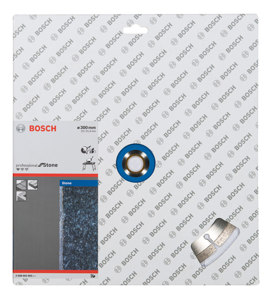 BOSCH Diamanttrennscheibe Standard for Stone, 300 x 20,00/25,40 x 3,1 x 10 mm