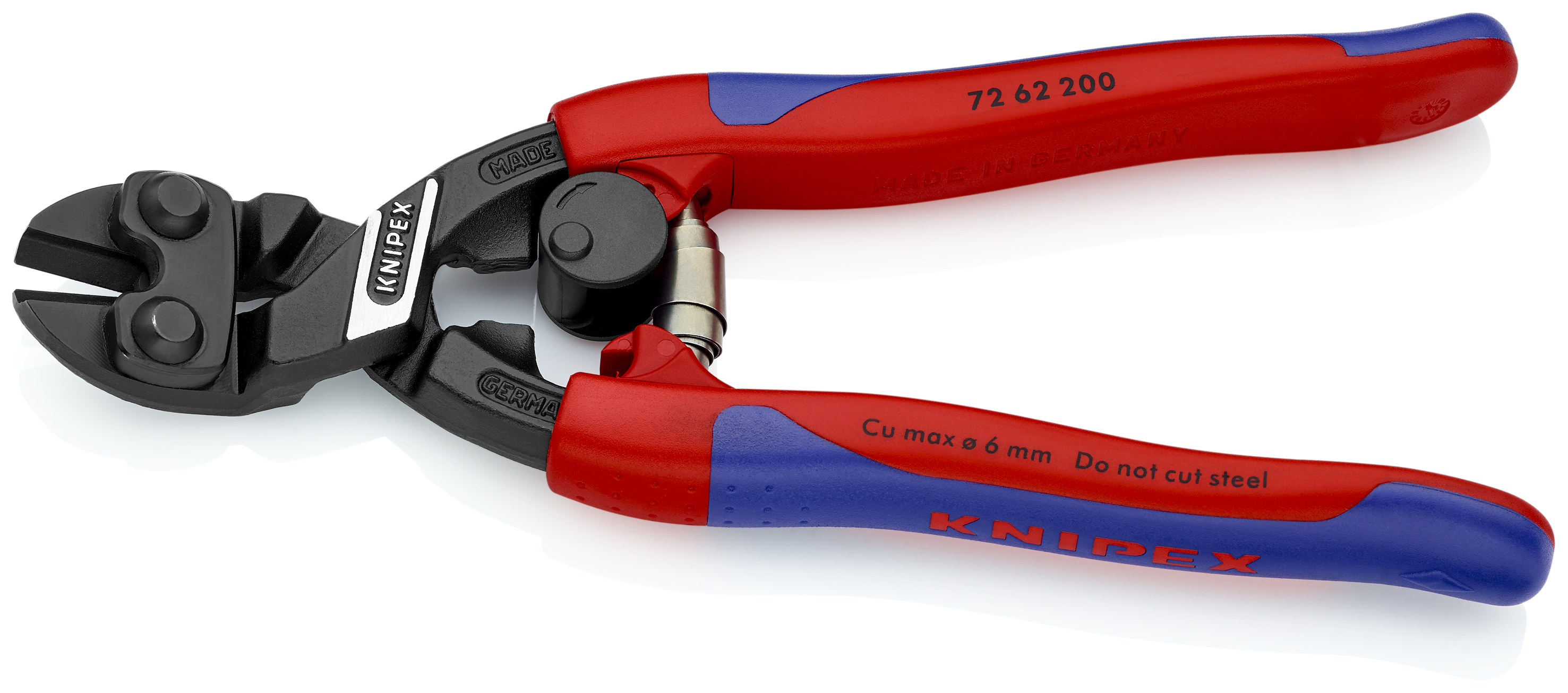 KNIPEX KNIPEX 72 62 200 Kraft-Bündigschneider für Weichmetall und Kunststoff 200 mm schwarz atramentiert mit schlanken Mehrkomponenten-Hüllen KNIPEX KNIPEX 72 62 200 Kraft-Bündigschneider für Weichmetall und Kunststoff 200 mm schwarz atramentiert mit schlanken Mehrkomponenten-Hüllen