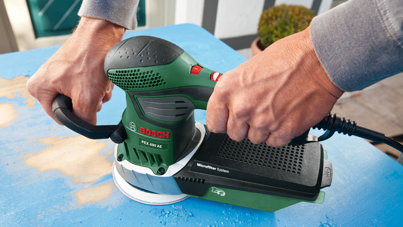 BOSCH Exzenterschleifer PEX 400 AE, Paper Assistant BOSCH Exzenterschleifer PEX 400 AE, Paper Assistant