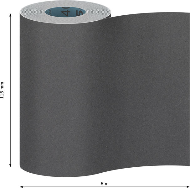 BOSCH PRO C355 Schleifrolle, 115 mm, 5 m, G240 BOSCH PRO C355 Schleifrolle, 115 mm, 5 m, G240