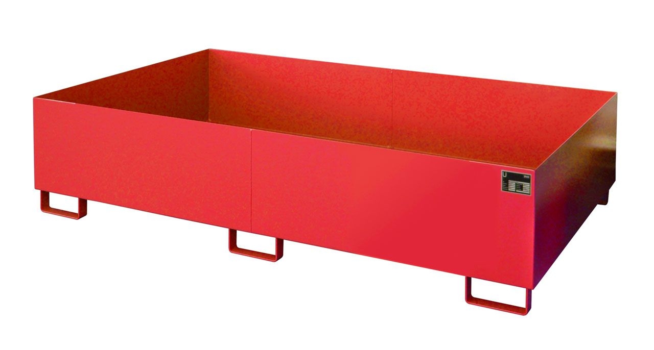 BAUER Regalwanne RW 2200-2, lackiert, Feuerrot
