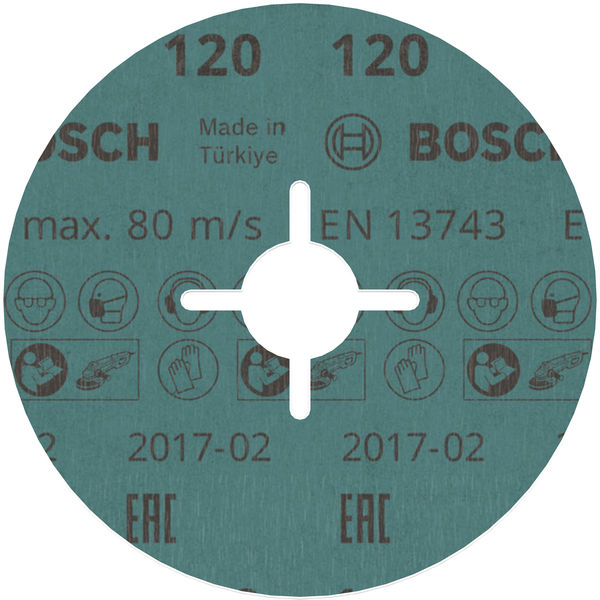 BOSCH PRO R780 Fiberscheibe, 115 mm, G120