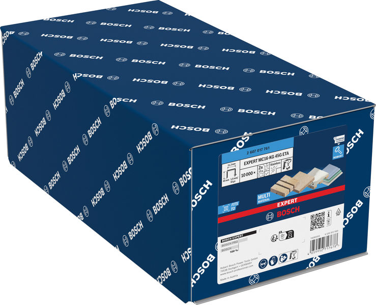 BOSCH EXPERT MC16-KG 45G ETA Kronenklammer mit mittlerem Rücken, 1,6/16 g, 45 mm BOSCH EXPERT MC16-KG 45G ETA Kronenklammer mit mittlerem Rücken, 1,6/16 g, 45 mm