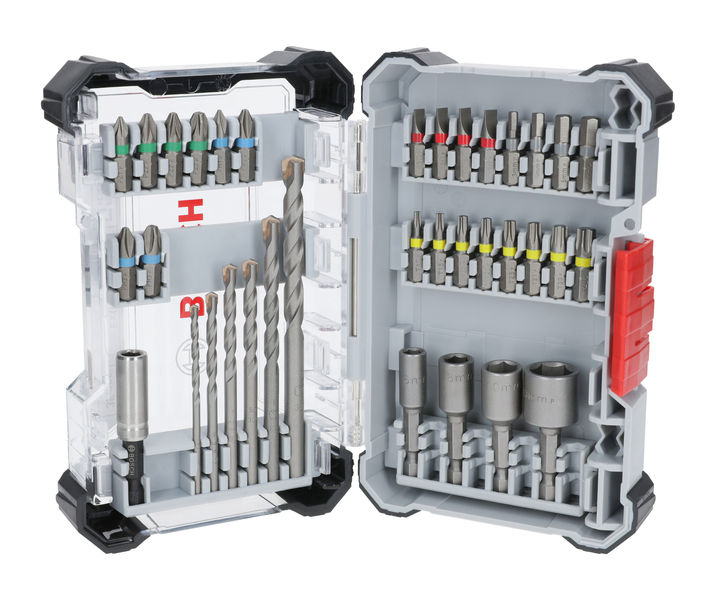 BOSCH Extra Hard Schrauberbit- und CYL-3 Bohrer-Set, 35-tlg. BOSCH Extra Hard Schrauberbit- und CYL-3 Bohrer-Set, 35-tlg.