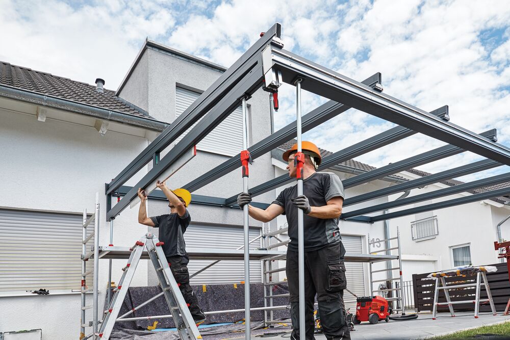 BESSEY Deckenstütze und Montagestütze STE mit Pumpgriff