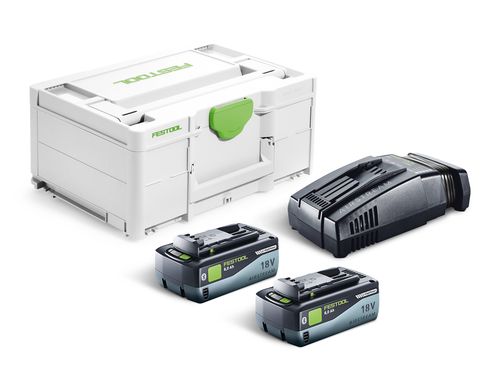 FESTOOL Energie-Set SYS 18V 2x8,0/SCA16 FESTOOL Energie-Set SYS 18V 2x8,0/SCA16