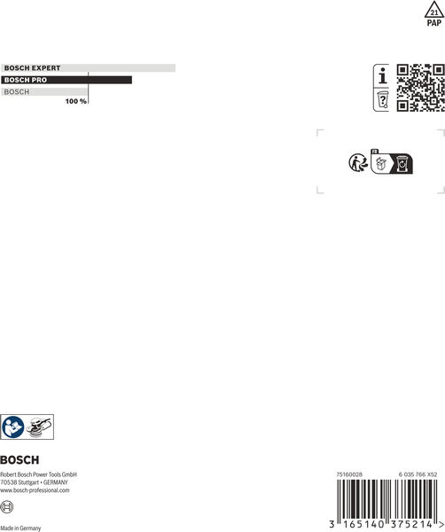 BOSCH PRO Schleifteller, mittelhart, 150 mm