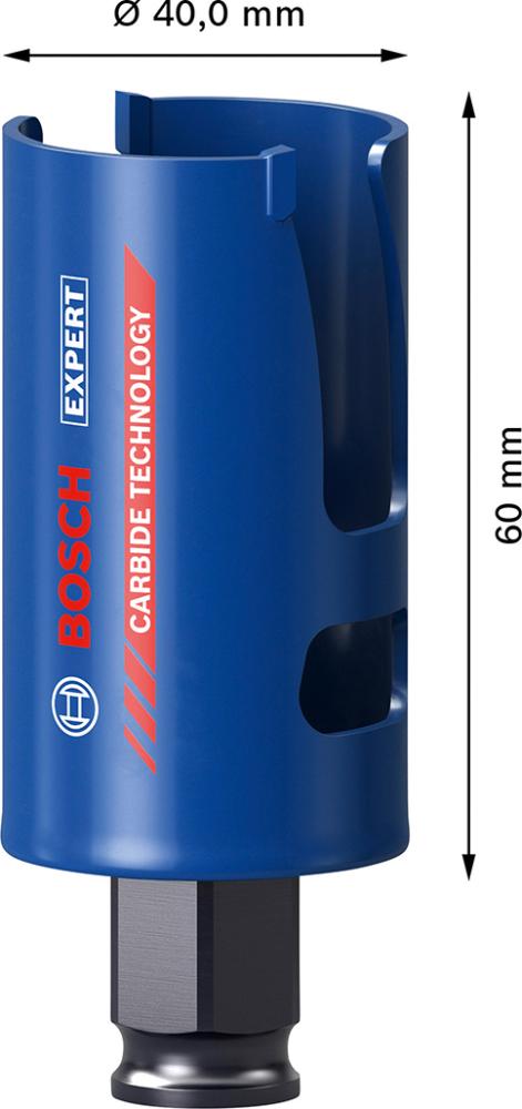 BOSCH EXPERT Construction Material Lochsäge, 40x60 mm