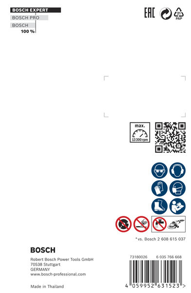BOSCH EXPERT Multi Material X-LOCK Diamanttrennscheiben, 115x22,23x2,4x12 mm