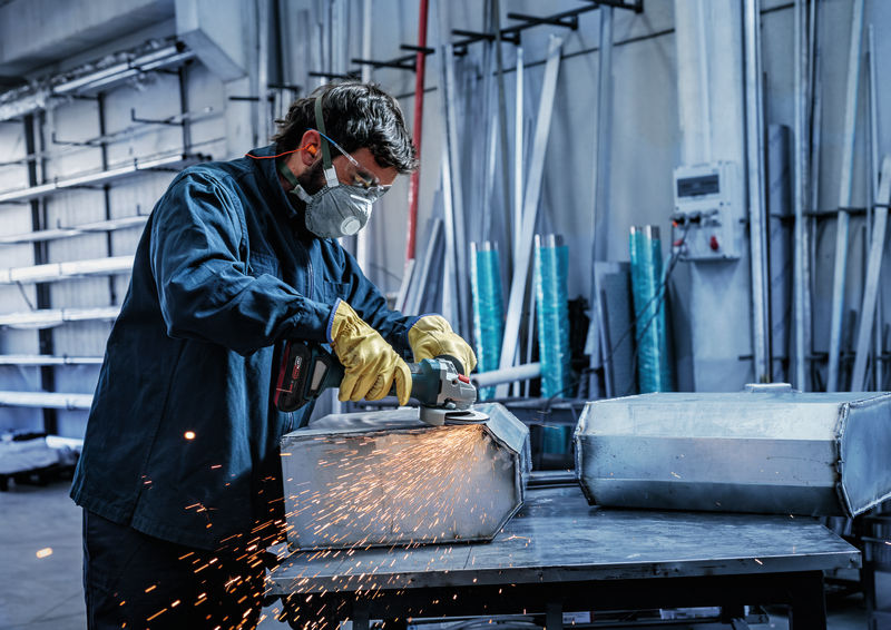 BOSCH X451 Fächerschleifscheibe, 115 x 22,23 mm, K120, Z27, 15-tlg