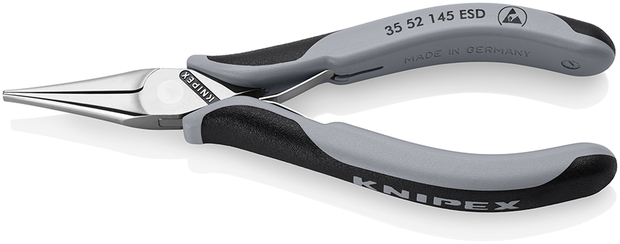 KNIPEX KNIPEX 35 52 145 ESD Elektronik-Greifzange ESD mit durchgestecktem Gelenk 145 mm spiegelpoliert mit Mehrkomponenten-Hüllen spiegelpoliert KNIPEX KNIPEX 35 52 145 ESD Elektronik-Greifzange ESD mit durchgestecktem Gelenk 145 mm spiegelpoliert mit Mehrkomponenten-Hüllen spiegelpoliert