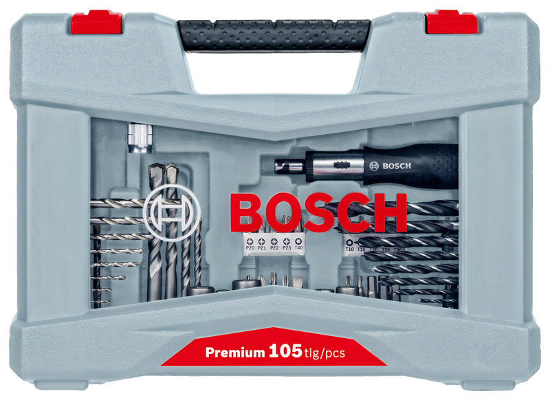 BOSCH 105-tlg. Premium X-Line Bohrer- und Schrauber-Set BOSCH 105-tlg. Premium X-Line Bohrer- und Schrauber-Set