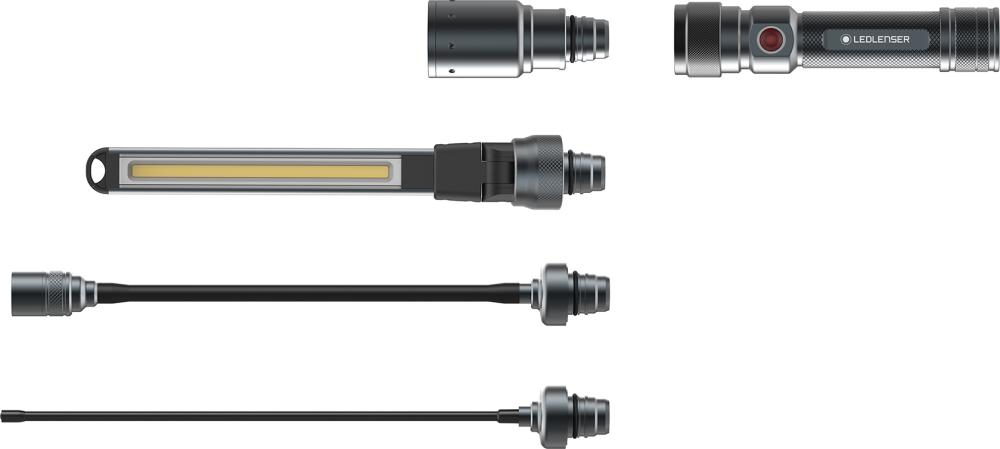 LEDLENSER LED-Taschenlampen-Set Workers Friend