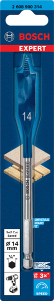 BOSCH EXPERT Self Cut Speed Flachfräsbohrer, 14x152mm