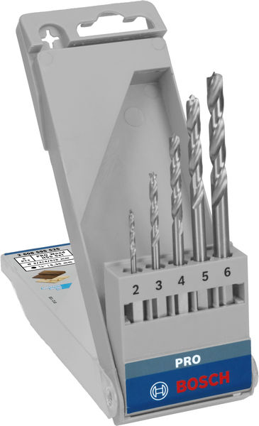 BOSCH PRO Wood HSS Holzspiralbohrer Set. 5-tlg. BOSCH PRO Wood HSS Holzspiralbohrer Set. 5-tlg.