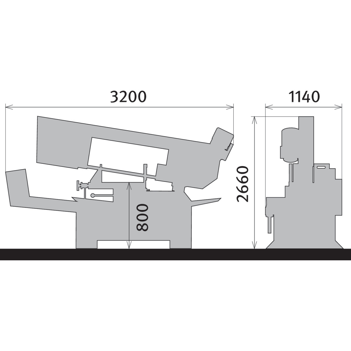 METALLKRAFT Halbautomatische Schwenkrahmen-Metallbandsäge für Gehrungsschnitte von +60° bis -60° mit Frequenzumrichter BMBS 460 x 600 HA-DG METALLKRAFT Halbautomatische Schwenkrahmen-Metallbandsäge für Gehrungsschnitte von +60° bis -60° mit Frequenzumrichter BMBS 460 x 600 HA-DG