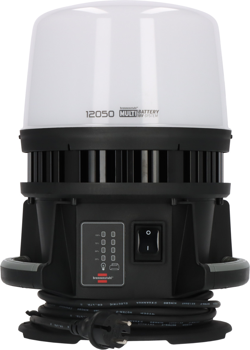 BRENNENSTUHL Professional Multi Battery LED 360° Hybrid Baustrahler 12050 MH, 12000lm, IP54 BRENNENSTUHL Professional Multi Battery LED 360° Hybrid Baustrahler 12050 MH, 12000lm, IP54