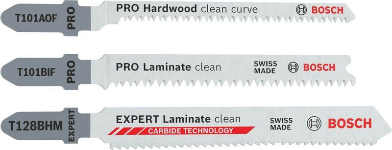BOSCH PRO Laminate Stichsägeblatt Set, 15-tlg.
