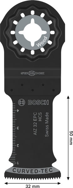 BOSCH AIZ 32 EPC Holz Tauchsägeblatt, Starlock, 32 x 60 mm BOSCH AIZ 32 EPC Holz Tauchsägeblatt, Starlock, 32 x 60 mm