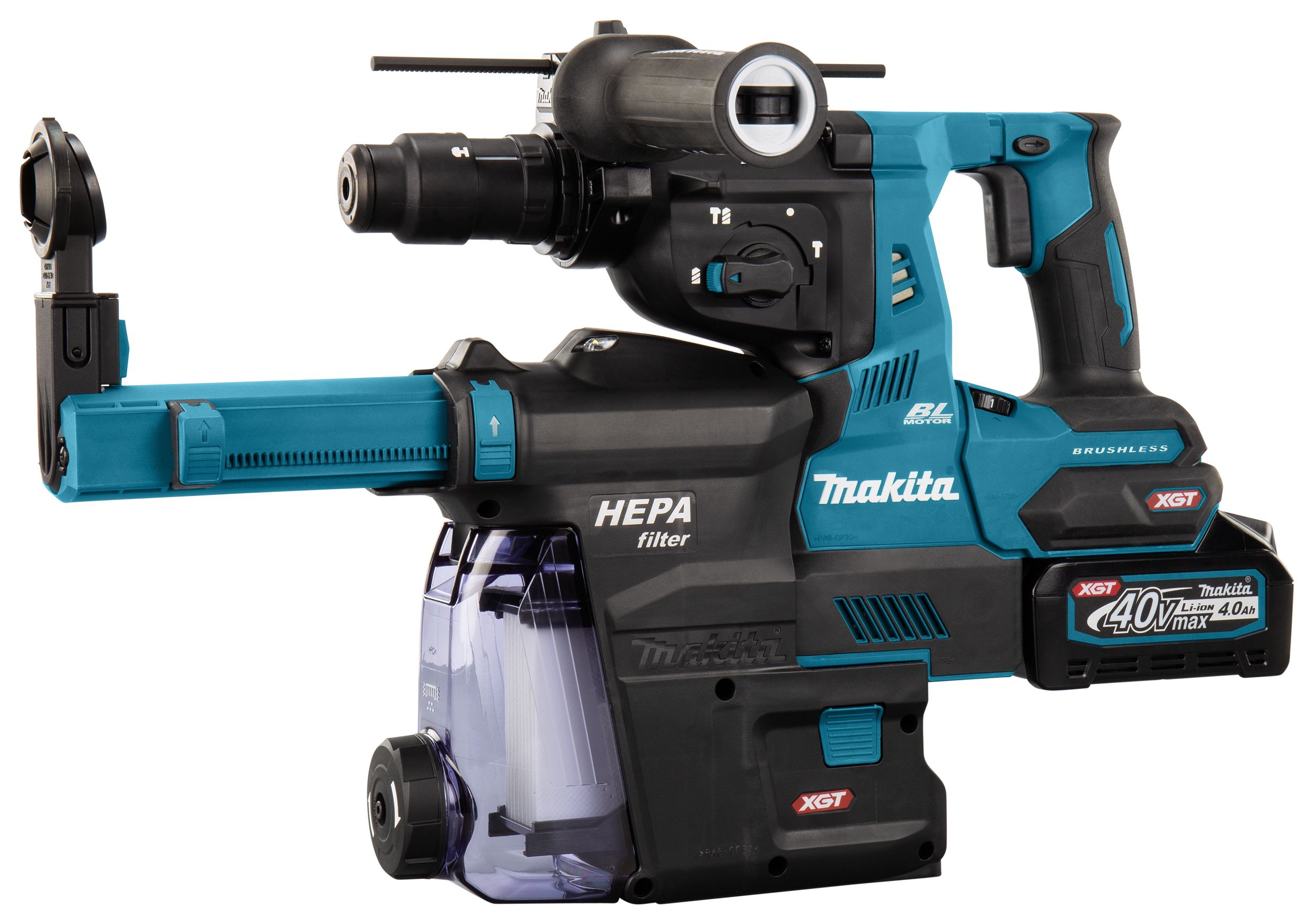MAKITA Akku-Kombihammer SDS-PLUS HR004GM202 40V max. MAKITA Akku-Kombihammer SDS-PLUS HR004GM202 40V max.