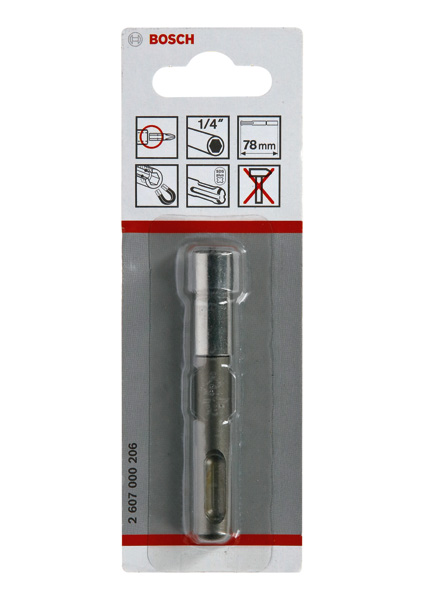 BOSCH Universalhalter, mit SDS plus-Aufnahmeschaft, 1/4-Zoll, 78 mm, 11 mm