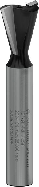 BOSCH PRO Zinkenfräser, 15°, Schaft 8 mm BOSCH PRO Zinkenfräser, 15°, Schaft 8 mm