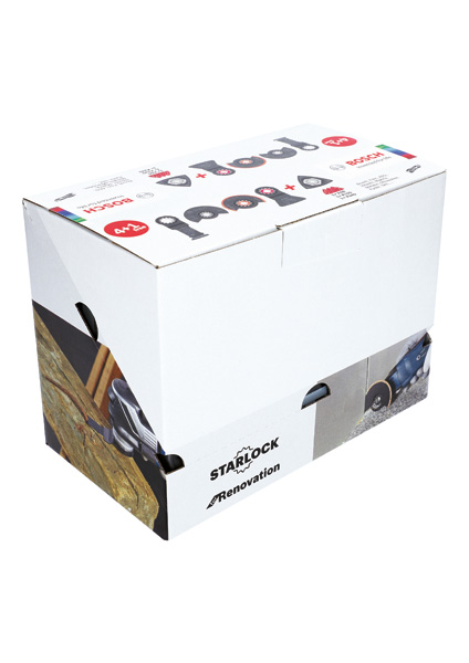 BOSCH Starlock Set für Renovierungsarbeiten, Expert for Wood Schleifblatt
