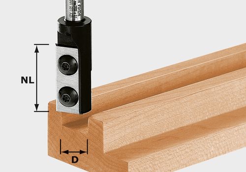 FESTOOL Nutfräser-Wendeplatten HW S8 D8/20 WP Z1