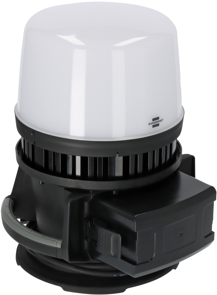 BRENNENSTUHL Professional Multi Battery LED 360° Hybrid Baustrahler 12050 MH, 12000lm, IP54