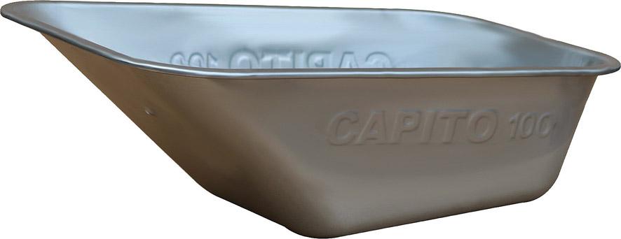 NEUTRAL Mulde 100l für Allcar 100verzinkt, gelocht, 0,9mm NEUTRAL Mulde 100l für Allcar 100verzinkt, gelocht, 0,9mm