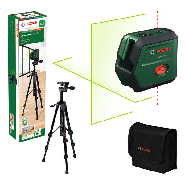 BOSCH Kreuzlinien-Laser AdvancedLevel 2G Set