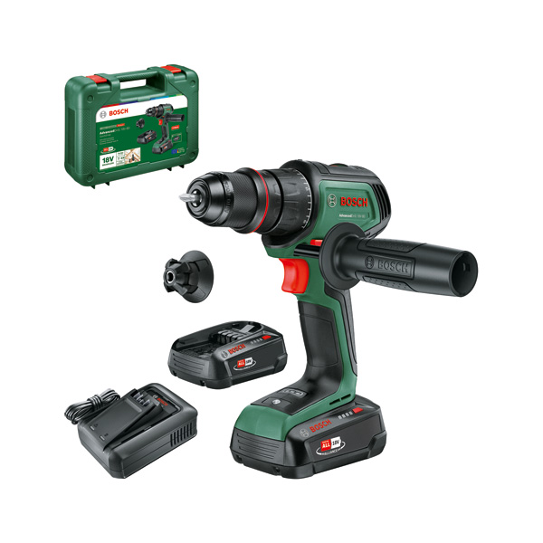 BOSCH Akku-Bohrschrauber AdvancedDrill 18V-80 QuickSnap, 2x Akku PBA 18V 2.5Ah BOSCH Akku-Bohrschrauber AdvancedDrill 18V-80 QuickSnap, 2x Akku PBA 18V 2.5Ah