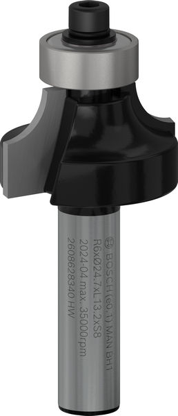 BOSCH PRO Abrundfräser, R 6, Schaft 8 mm BOSCH PRO Abrundfräser, R 6, Schaft 8 mm