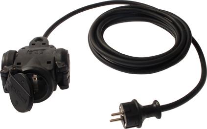 N.A. Dreiwegekupplung m. 10 m Leitung H07RN-F 3 G 1,5