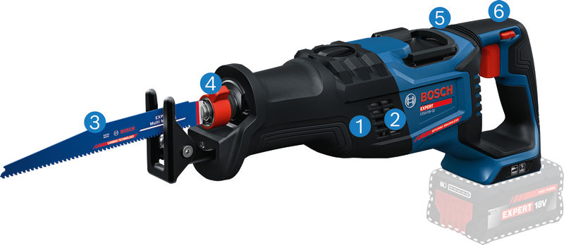 BOSCH EXPERT Akku-Säbelsäge EXSA18V-32