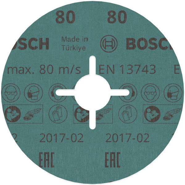 BOSCH PRO R780 Fiberscheibe, 115 mm, G80