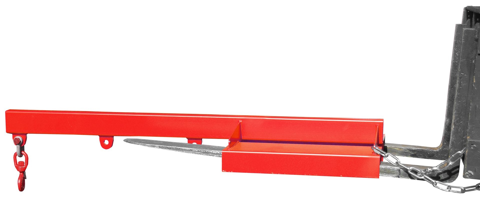 BAUER Lastarm LA 1600-1,0, lackiert, RAL 3000 Feuerrot BAUER Lastarm LA 1600-1,0, lackiert, RAL 3000 Feuerrot