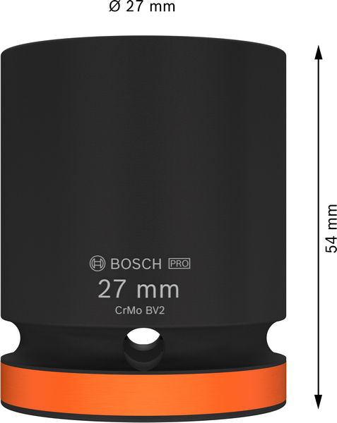 BOSCH PRO Impact Steckschlüsselsatz, 3/4", 27 mm, Standard