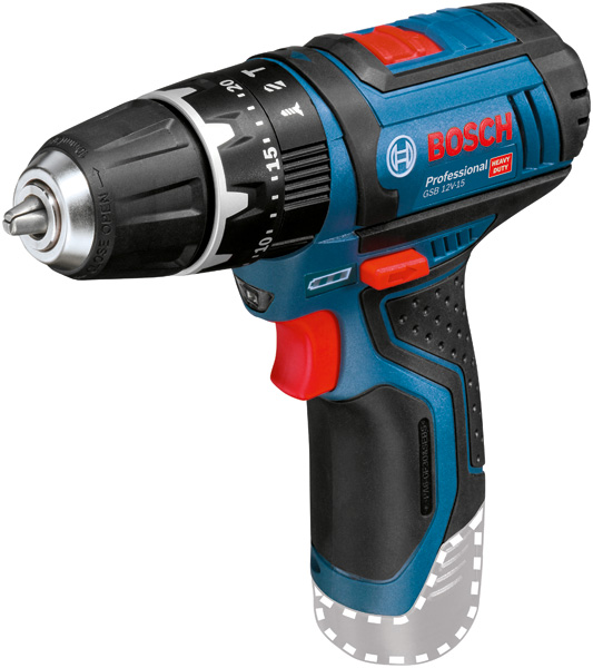 BOSCH Akku-Schlagbohrschrauber GSB 12V-15 im Karton