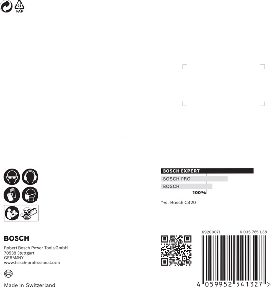 BOSCH EXPERT C470 Schleifscheibe, 115mm, K40, 8 Löcher, 5-tlg. BOSCH EXPERT C470 Schleifscheibe, 115mm, K40, 8 Löcher, 5-tlg.