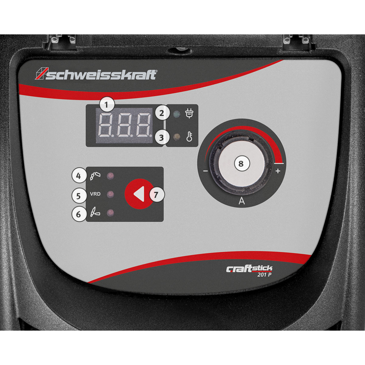 STÜRMER Elektrodeninverter Schweisskraft CRAFT-STICK 201P Aktions-Set STÜRMER Elektrodeninverter Schweisskraft CRAFT-STICK 201P Aktions-Set
