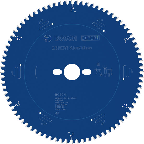 BOSCH EXPERT Aluminium Kreissägeblatt, 260x30 mm, Z80 BOSCH EXPERT Aluminium Kreissägeblatt, 260x30 mm, Z80