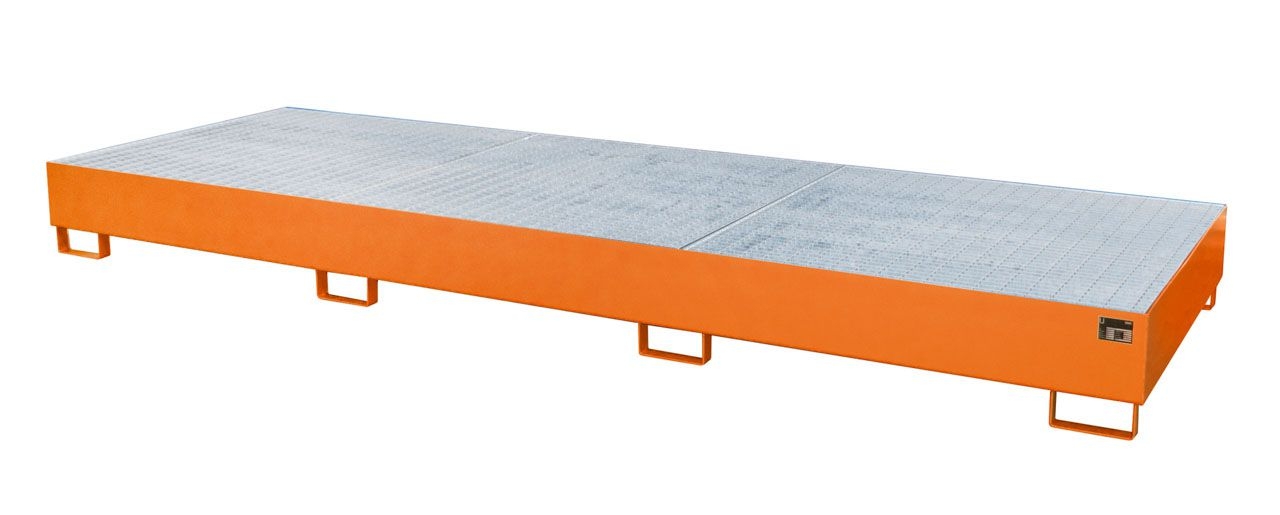 BAUER Auffangwanne AW 1000-3, lackiert, Gelborange BAUER Auffangwanne AW 1000-3, lackiert, Gelborange