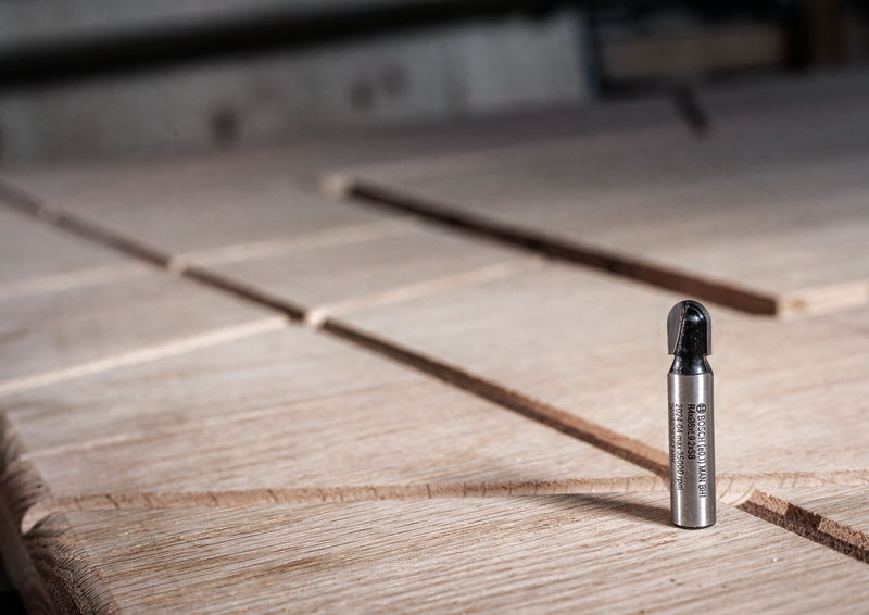 BOSCH PRO Hohlkehlfräser, R 1/2", Schaft 1/4"