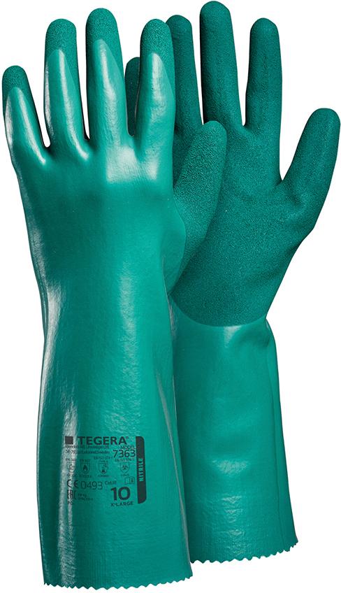 EJENDALS Chemikalienhandschuh 7363 Gr.10
