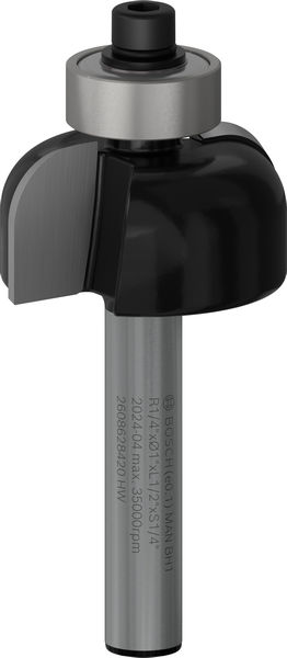 BOSCH PRO Hohlkehlfräser, L 1/4", Schaft 1/4" BOSCH PRO Hohlkehlfräser, L 1/4", Schaft 1/4"