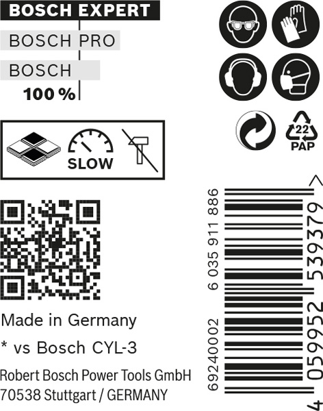 BOSCH EXPERT CLY-9 Multi Construction Bohrer-Set, 10x80x120 mm, 8-tlg.