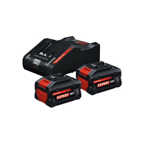 BOSCH Starter-Set 2x EXBA18V-80 + EXAL18V-160