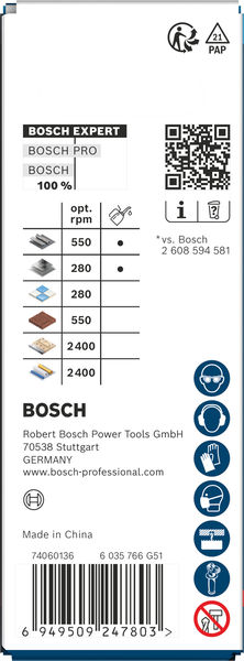 BOSCH EXPERT Multi Material Power Change Plus-Lochsäge, 32 x 60 mm