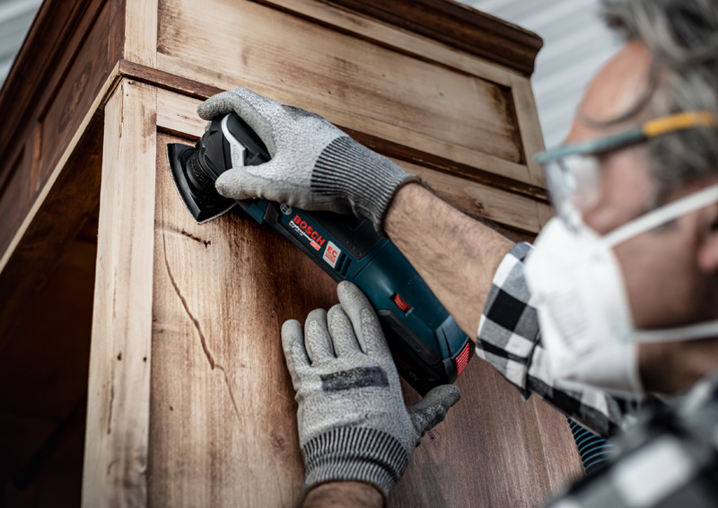 BOSCH EXPERT C470 Deltaschleifblatt, 93mm, K400, 6 Löcher, 5-tlg.
